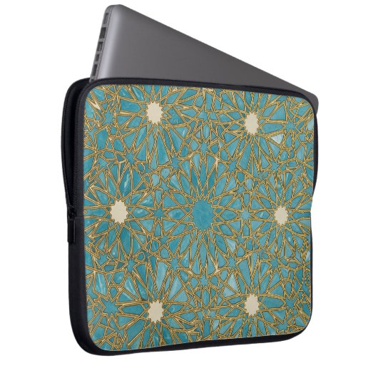 arabesque mosaic pattern laptopschutzhülle (Vorne Rechts)