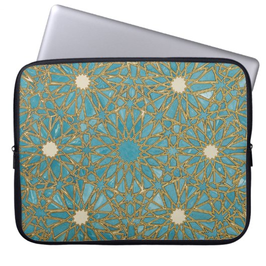 arabesque mosaic pattern laptopschutzhülle (Vorderseite)