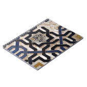 Arabesque Mosaic Spiral Notebook Notizblock (Linke Seite)