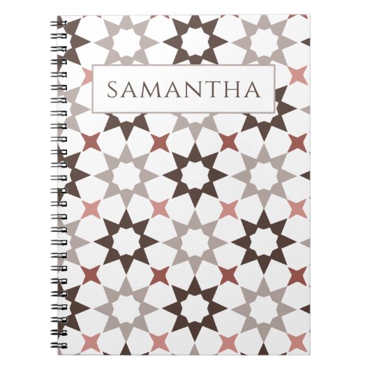 Arabesque-Musterheft Notizblock (Vorderseite)