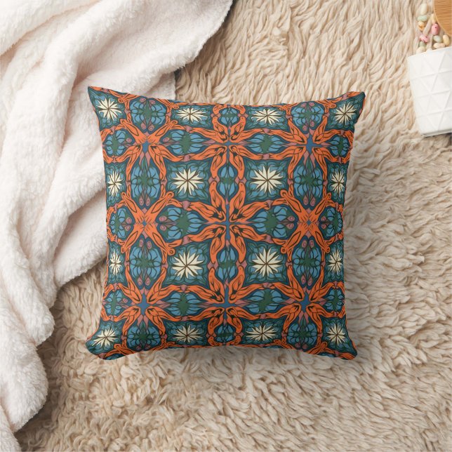 Arabesque Petten Throw Pillow Kissen (Decke)