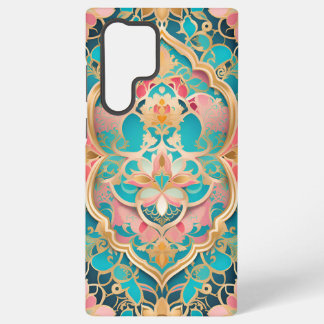 Arabesque Pink Aquamarin Samsung Handy Case Galaxy Hülle