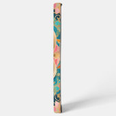 Arabesque Pink Aquamarin Samsung Handy Case Samsung Galaxy Hülle (Linke Seite)