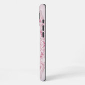 Arabesque Pink Mandala Fall iPhone Hülle (Linke Seite)