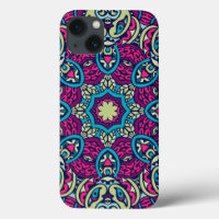 Arabesque Scrapbook Muster iPhone Case