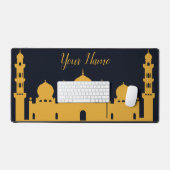 Arabesque Silhouette Erbe Verziert Spirituelle Schreibtischunterlage (Tastatur & Maus)