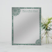 Arabesque Silver Lace, Letters Briefbogen (Stehend Vorderseite)