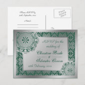 Arabesque Silver Lace, UAWG Postkarte (Vorne/Hinten)