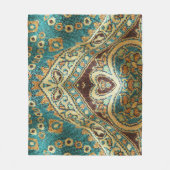 Arabesque-Stoff: arabisch-orientalisches Design Fleecedecke (Vorderseite)