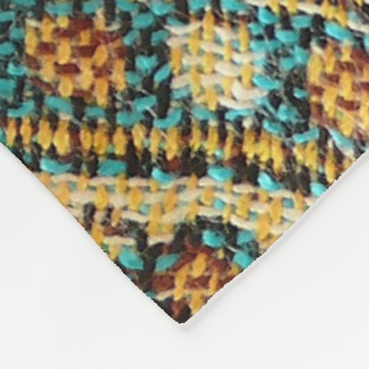 Arabesque-Stoff: arabisch-orientalisches Design Fleecedecke (Ecke)