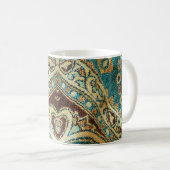 Arabesque-Stoff: arabisch-orientalisches Design Kaffeetasse (VorderseiteRechts)