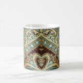 Arabesque-Stoff: arabisch-orientalisches Design Kaffeetasse (Mittel)