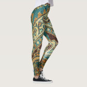 Arabesque-Stoff: arabisch-orientalisches Design Leggings (Rechts)