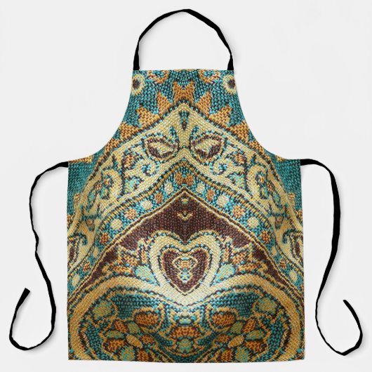Arabesque-Stoff: arabisch-orientalisches Design Schürze (Vorderseite)