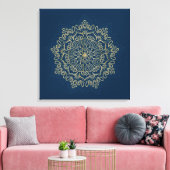 Arabesque - Stretchierte Canvas Print Leinwanddruck (Insitu (Wohnzimmer))