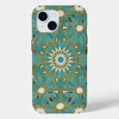 arabesque turquoise Case-Mate iPhone hülle (Rückseite)