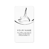 Arabesque über den Reformer Adressaufkleber (Vorne)