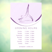 Arabesque über den Reformer | Farbe Fensteraufkleber (Blatt 3)