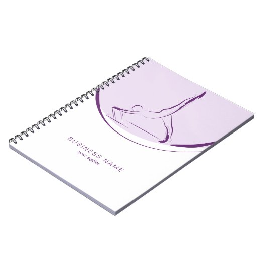 Arabesque über den Reformer | Farbe Notizblock (Linke Seite)