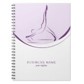 Arabesque über den Reformer | Farbe Notizblock (Vorderseite)