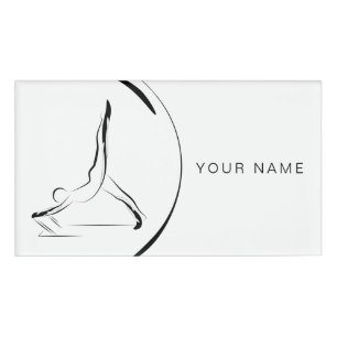 Arabesque über den Reformer Namenschild