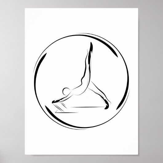 Arabesque über den Reformer Poster (Vorne)