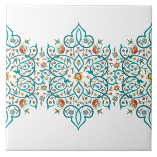 Arabesque-Vintage-Nahtloses-Randdesign Fliese