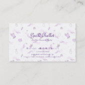 arabesque visitenkarte (Rückseite)