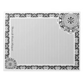 Arabesque White Lace, Notizblock (Vorderseite)