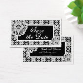 Arabesque White Lace, Save the Date Mini (Schreibtisch)