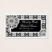 Arabesque White Lace, Save the Date Mini (Rückseite)