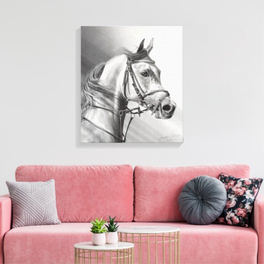ARABIAN BEAUTY Canvas Print 15"x17.2" Leinwanddruck (Insitu (Wohnzimmer))