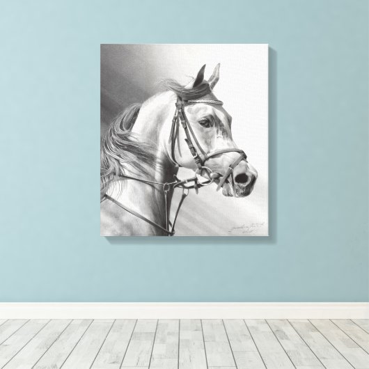 ARABIAN BEAUTY Canvas Print 15"x17.2" Leinwanddruck (Insitu (Holzboden))