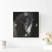 Arabian Beauty Horse Quadratische Wanduhr (Zuhause)