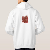 Arabian calligraphy art hoodie (Rückseite)