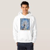 Arabian calligraphy horse hoodie (Vorne ganz)