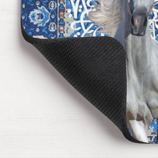 Arabian calligraphy horse mousepad (Ecke)