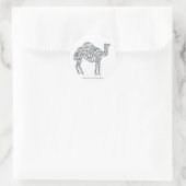 ARABIAN CAMEL RUNDER AUFKLEBER (Tasche)