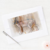 Arabian Caracal 2009 Rechteckiger Aufkleber (Umschlag)