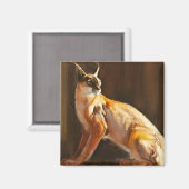 Arabian Caracal 2010 Magnet (Vorderseite/Rückseite)
