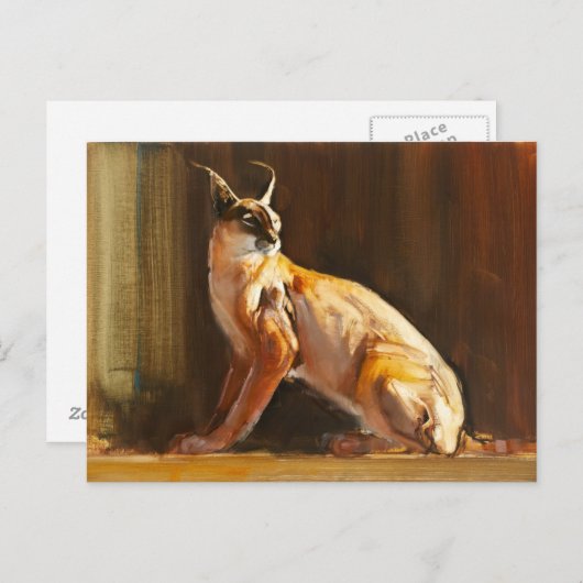 Arabian Caracal 2010 Postkarte (Vorne/Hinten)