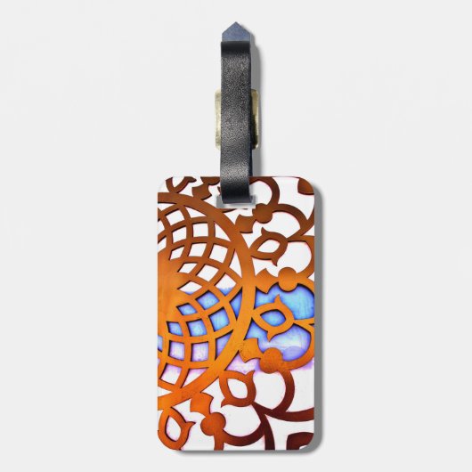 Arabian Gate Design Gepäckanhänger (Rückseite vertikal)