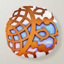 Arabian Gate Design Rundes Kissen