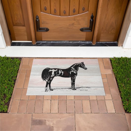 Arabian Horse Door Mat Fußmatte (Außenbereich)