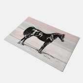 Arabian Horse Door Mat Fußmatte (Schrägansicht)