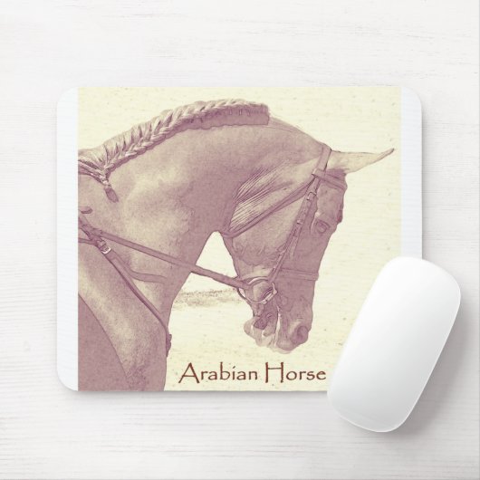 Arabian Horse Mouse Pad Mousepad (Mit Mouse)
