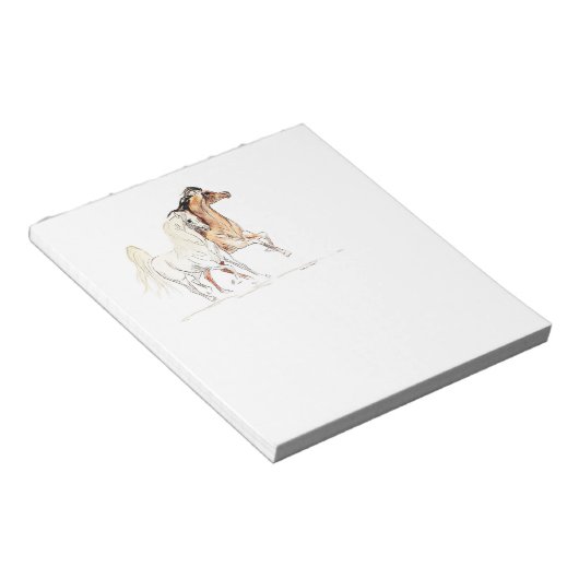 Arabian Horse Notepad Notizblock (angewinkelt)