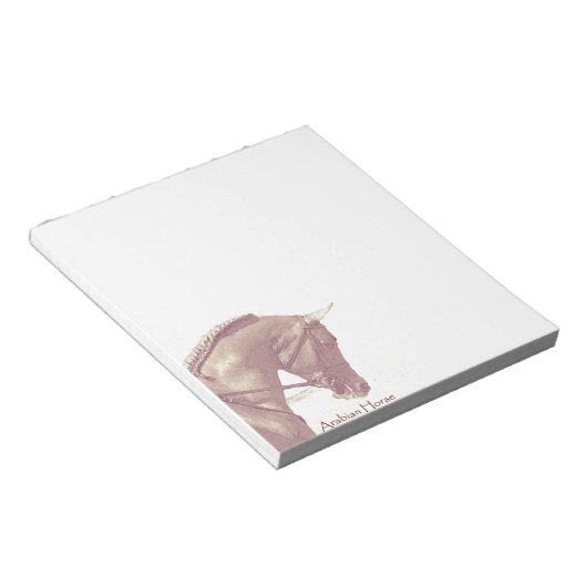 Arabian Horse Notizblock (angewinkelt)