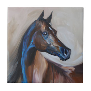 Arabian Horse Painting Fliese