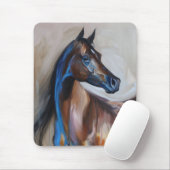 Arabian Horse Painting Mousepad (Mit Mouse)